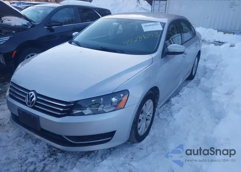 2013 Volkswagen Passat 2.5L S from USA, damaged, VIN 1VWAP7A3XDC060273
